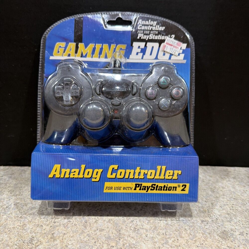 Gaming Edge Analog Controller for use with PlayStation 2- new